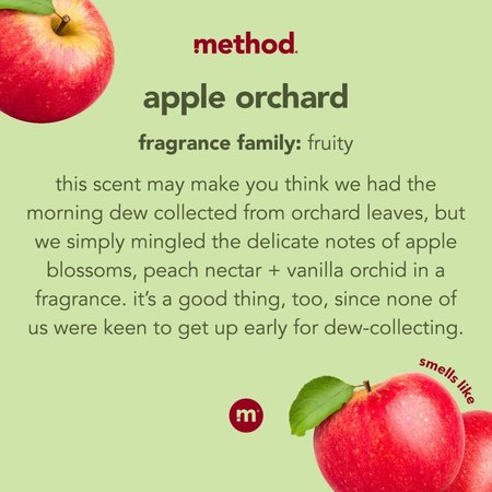 Method Apple Orchard Scent Stainless Steel Cleaner & Polish 14 oz Spray 01919